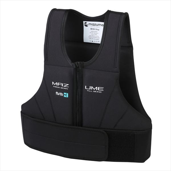 マズメ ライフジャケット MZLJ-941 mazume Floating Support Vest ブラック フリー