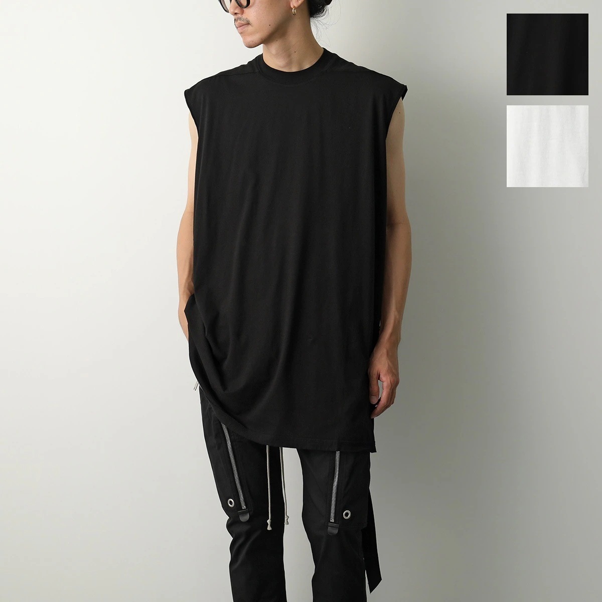 Rick Owens リックオウエンス タンクトップ TARP T タープT DU02E7158 RN メンズ ノースリーブ トップス コード クルーネック カラー2色 【ts】