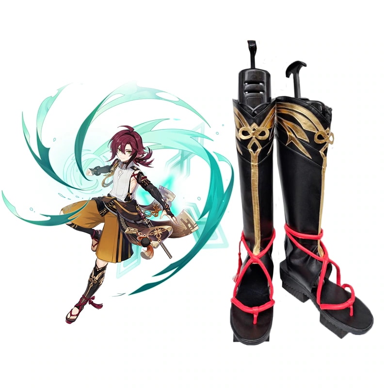 原神　鹿野院平蔵　コスプレ　靴