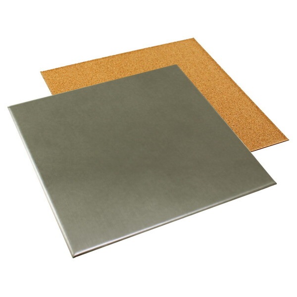 59047 スチールパネル 20x20cm グレー 25枚入