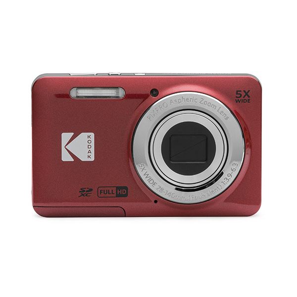 コダックコンパクトデジタルカメラ PIXPRO レッド FZ55RD2A 1台