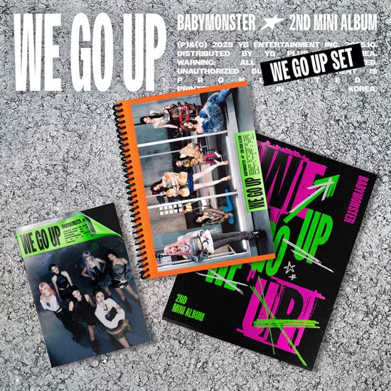 [3種SET] BABYMONSTER ミニ2集CDアルバム WE GO UP [WE VER+GO VER+UP VER]
