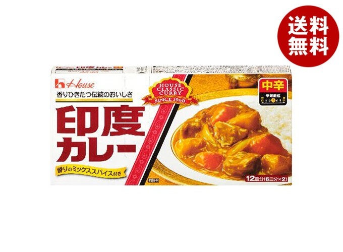 ハウス食品 印度カレー 中辛 230g×10個入×(2ケース)