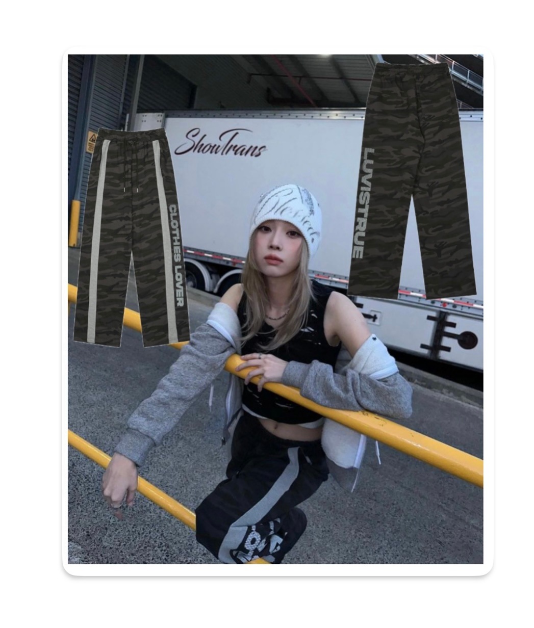 LUV) AESPA WINTER 着用 BASIC COLOR SCHEME PANTS