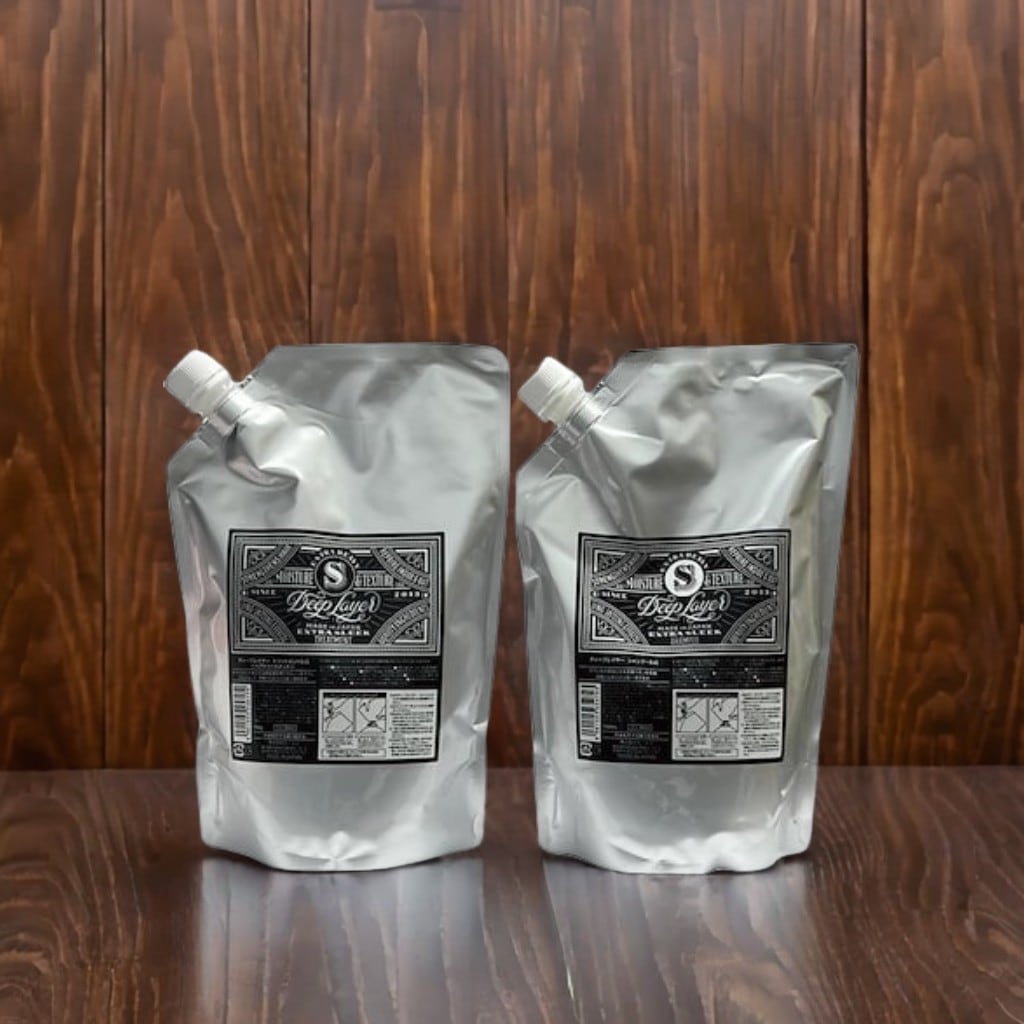 ビューティーエクスペリエンス ディープレイヤー エクストラスリーク シャンプー 750ml ＆ トリートメント 750g 詰替え用 セット