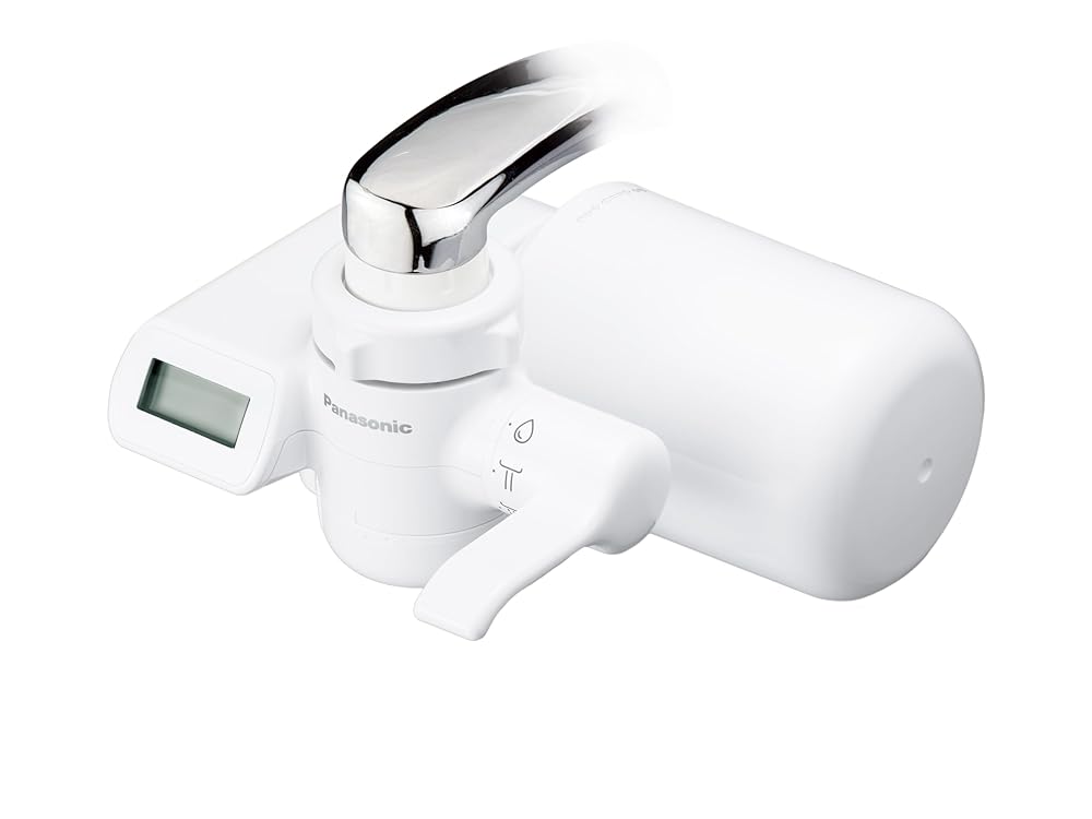 【2024年発売】パナソニック 蛇口直結型浄水器 PFOS/PFOA除去対応 液晶表示タイプ TK-CJ24-W ホワイト
