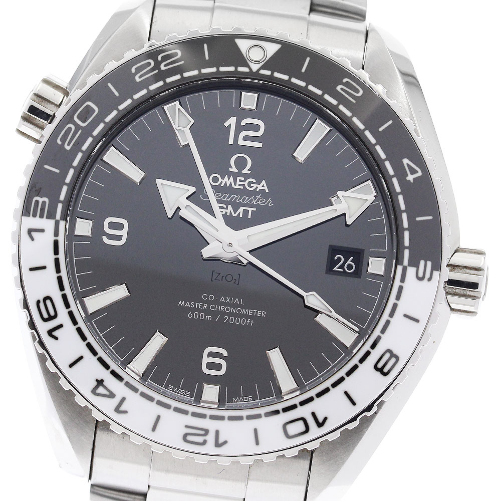オメガ OMEGA 215.30.44.22.01.001 シーマスター600 プラネットオーシャン GMT コーアクシャル 自動巻き メンズ 美品 保証書付き_886446【中古】