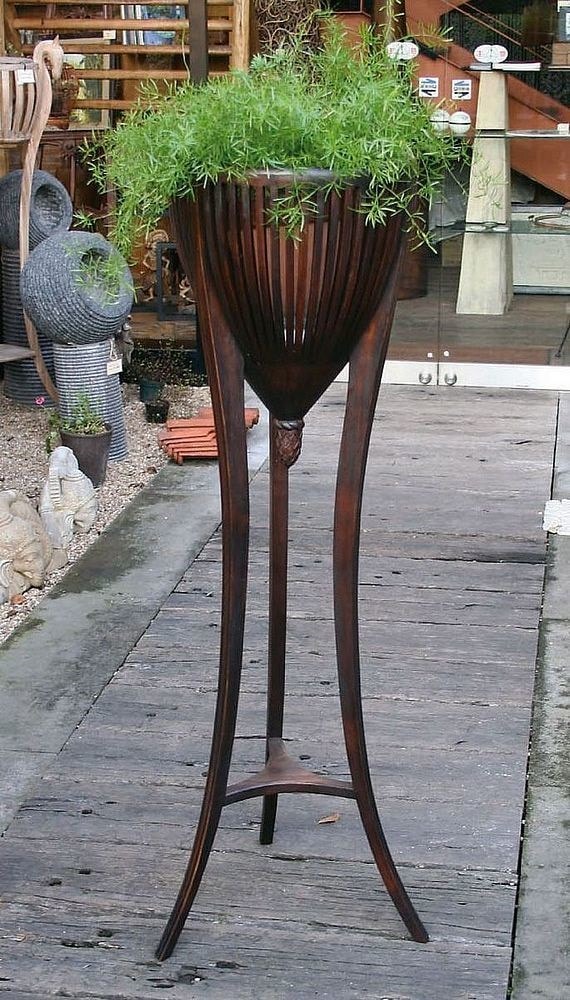 ジャービス商事　アンティーク調　ブサールポット　70009　フラワーポット　フラワースタンド