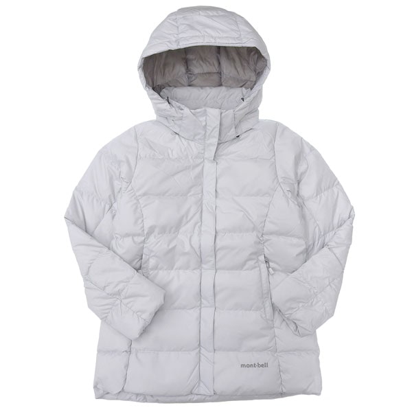 モンベル トラベルダウンパーカ レディース ダウンジャケット Sサイズ ライトグレー RS1101549SVWT mont-bell 22,960円