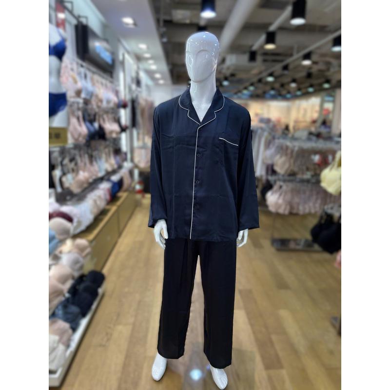 [坡州店] [] SOLVE シャムズ ソリッド シルキー 男性 パジャマ CH[SPA2430M]
