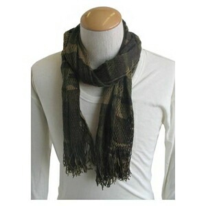 イタリア軍放出 メッシュスカーフ カモフラージュ デットストック 迷彩