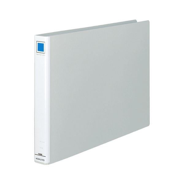 (まとめ) コクヨ チューブファイル(エコ) 片開き A3ヨコ 300枚収容 背幅45mm シルバー フ-E633C 1冊 (×10セット)