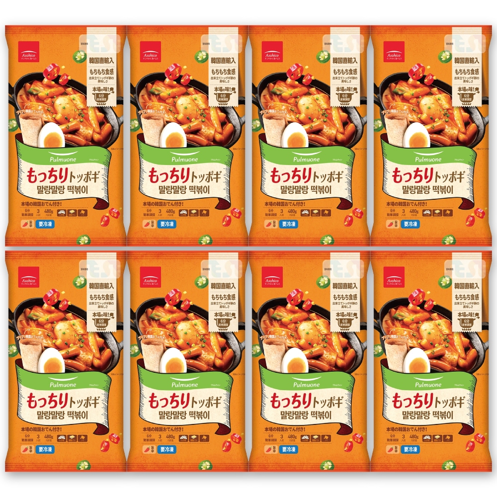 もっちりトッポギ 8個セット 480g / 冷凍 Asahico アサヒコ 韓国 トッポッキ 餅 5,153円