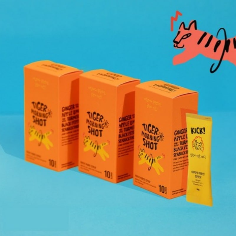 タイガーモーニング カキュミン ジンジャーショット スティック型 30g 30個