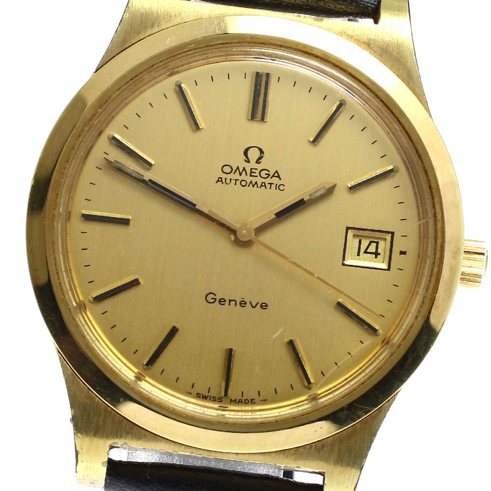 オメガ OMEGA 166.0168 ジュネーブ デイト Cal.1012 自動巻き メンズ _922538【中古】