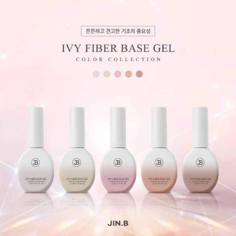 JIN B / IVY FIBER COLOR BASE GEL 11ml 5set