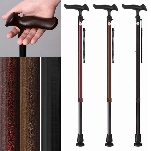 杖 ステッキ 伸縮 男性用 大きい 太め 大柄 背が高い 高身長 おしゃれ メンズ 安定感 介護 歩行 補助 敬老の日 介護用品 歩行サポート