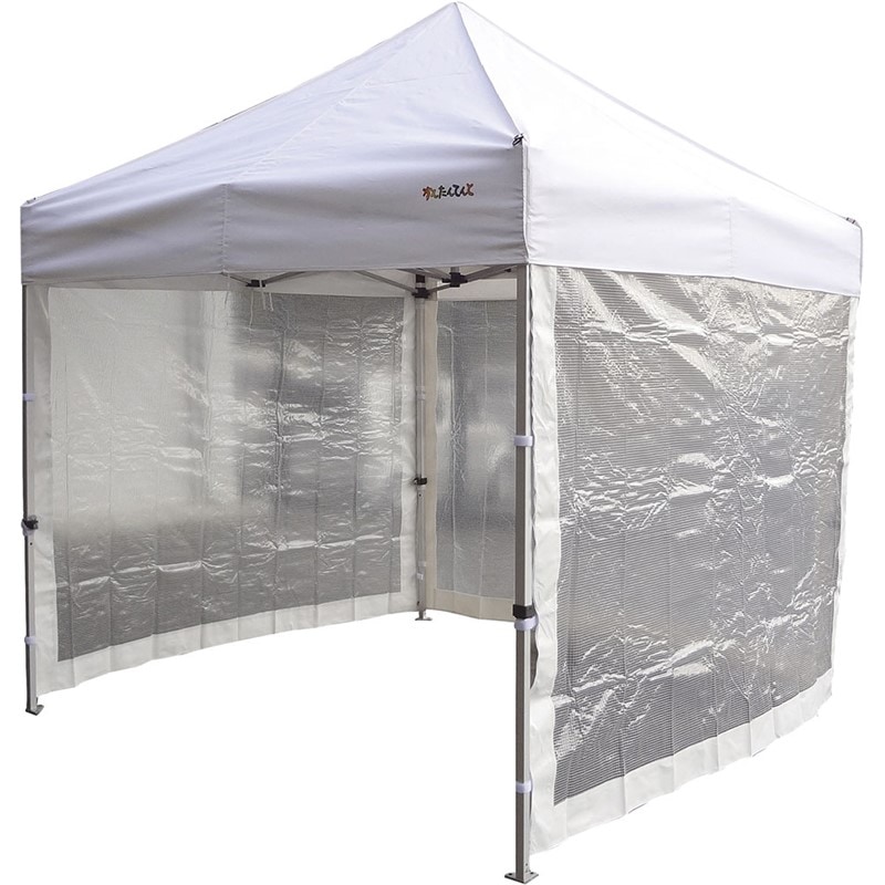 (代引き・個人宅・北海道・沖縄への配送不可)三和体育 カンタンテントヨウトウメイヨコマク180CMベッ 学校機器 テント (s8200)