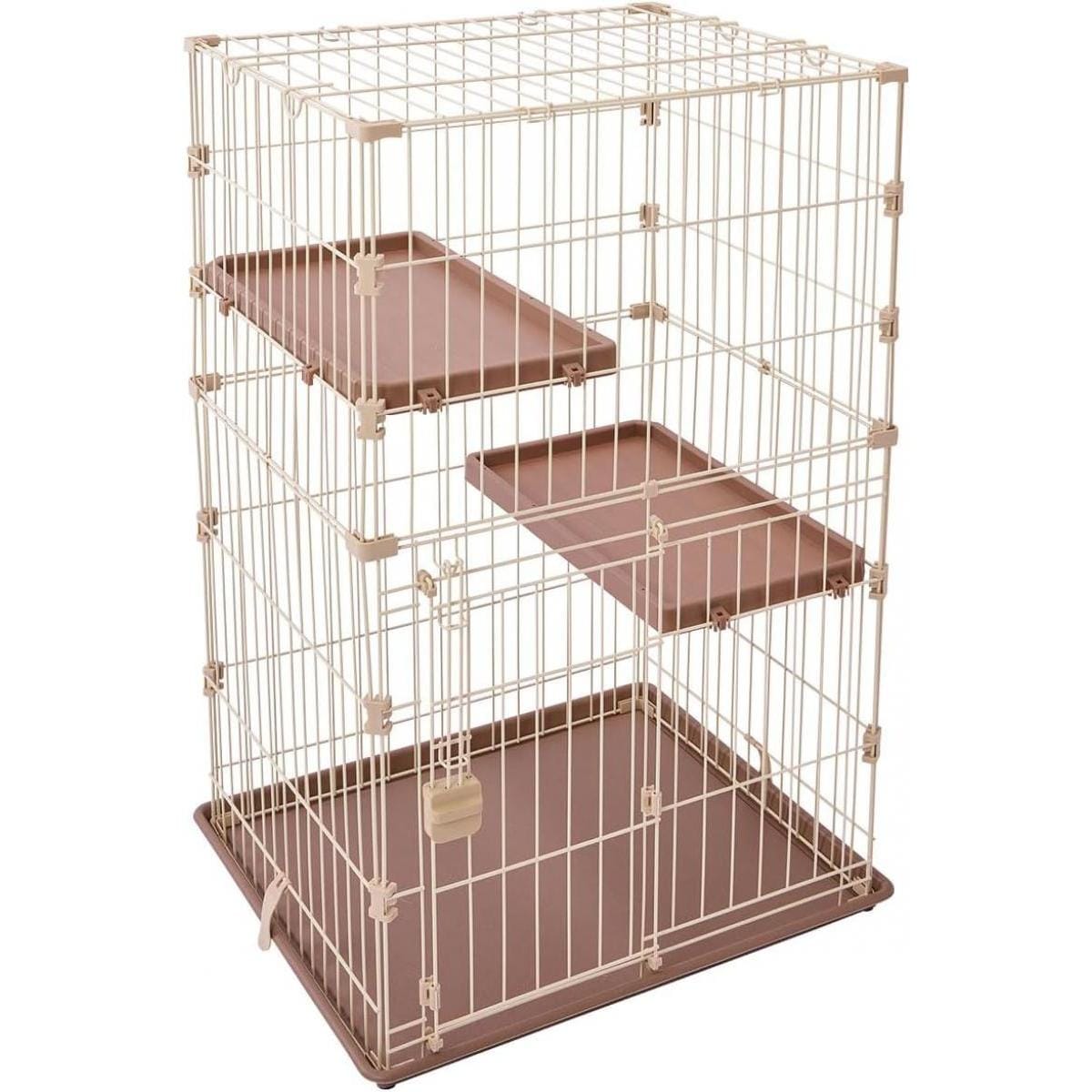 ペティオ アドメイト 猫用 ベーシックキャットケージ ナチュラル 飛び出し防止 キャットケージ ケージ 屋根付き Add.Mate 10,804円