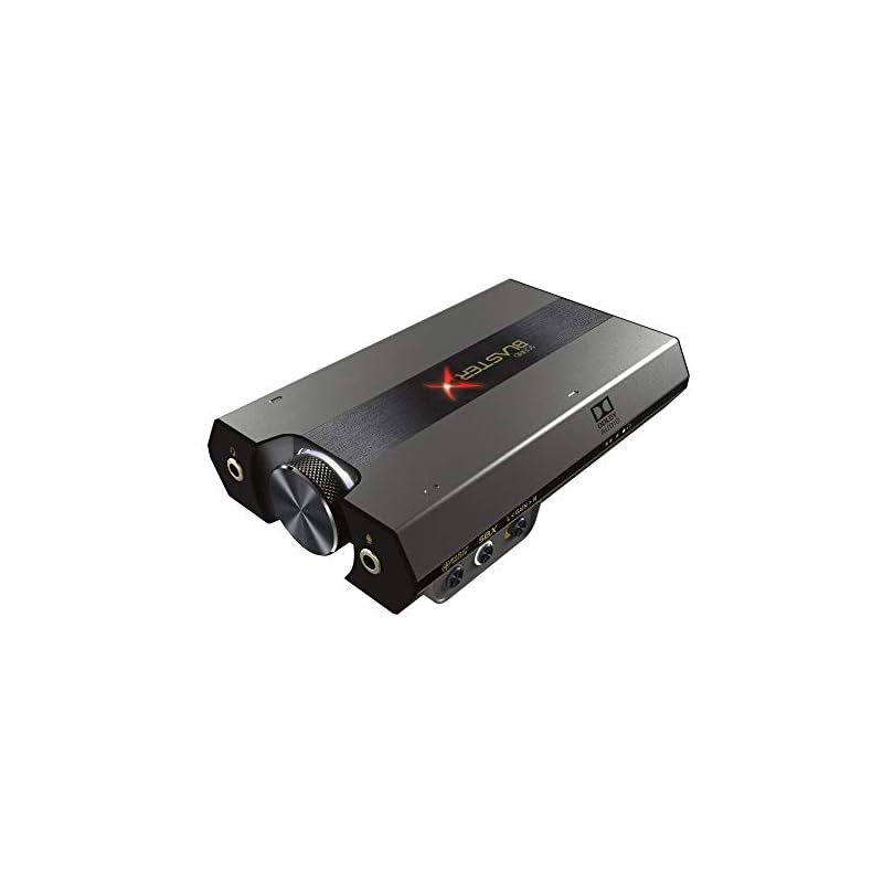 Creative Sound BlasterX G6 ポータブル ハイレゾ対応 ゲーミング USB DAC PC PS4 Switch SBX-G6 ブラック