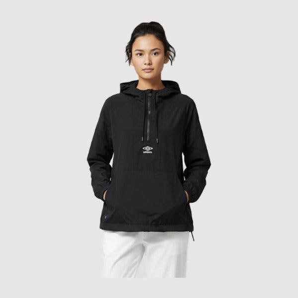 オーバーフィットパイピングフードアノラックUR121CWT11-BLK0