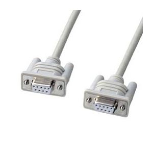 (まとめ)サンワサプライ エコRS-232Cケーブル(2m) KR-ECLK2(×3セット)