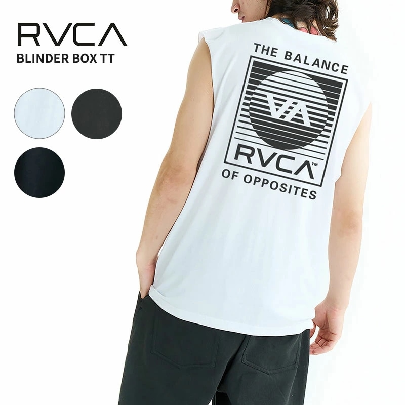 ルーカ メンズ タンクトップ RVCA BLINDER BOX TT サーフ系 BF04A351