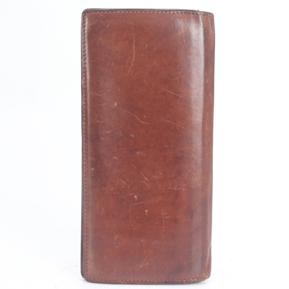 ココマイスター札入れ レザー 長財布 長財布 二つ折り ウォレット ラウンドファスナー メンズ RCE CN6-8 中古