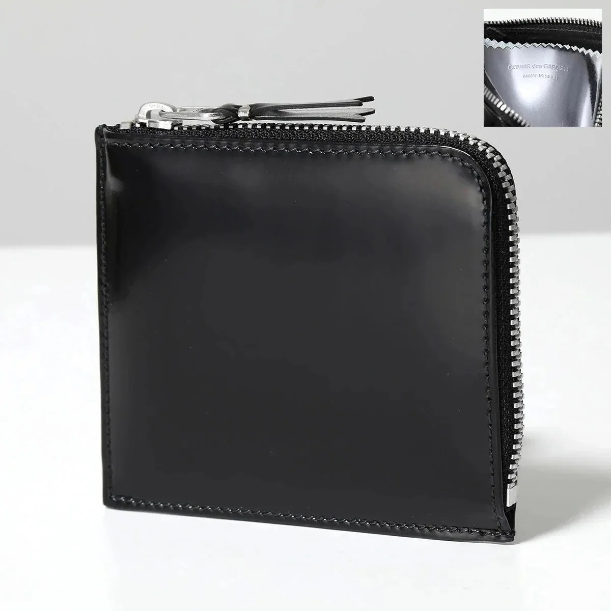 COMME des GARCONS コムデギャルソン ミニ財布 MIRROR INSIDE SA3100MI メンズ レディース レザー L字ファスナー コイン