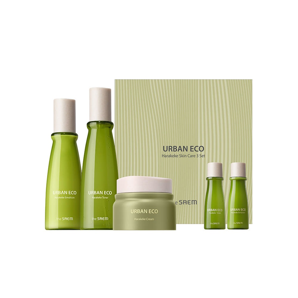 アーバンエコ原ケケスキンケア3種【トナー150ml＋エマルジョン150ml＋クリーム50ml（追加増定トナー＋エマルジョン各31ml）】