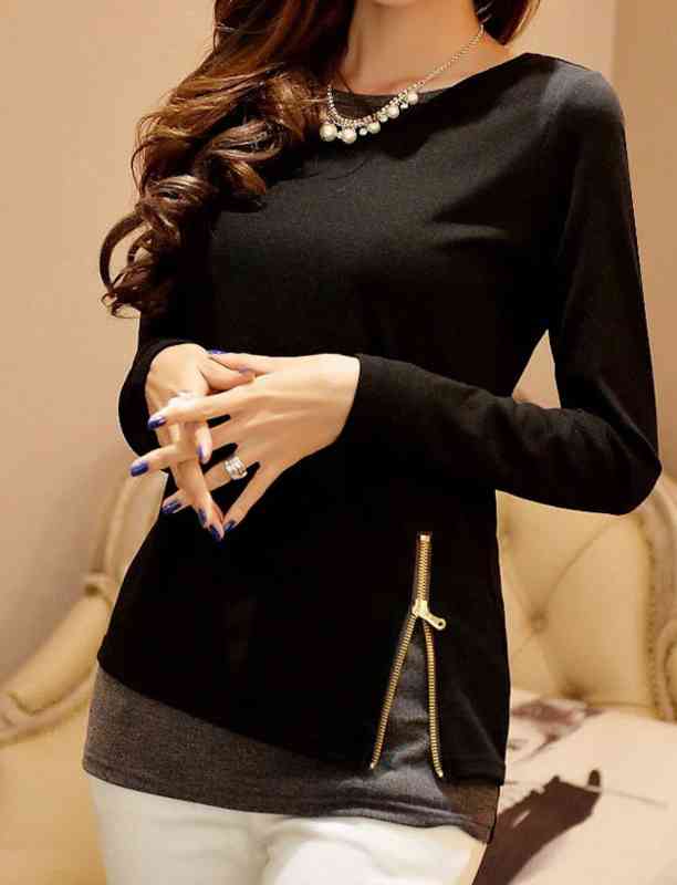 Tシャツ レディース 40代 カジュアル キャンバー コーデ ブラック 冬 大人 長袖 スポーツ かわいい ロング 人気 ブラウス 秋 カットソー 春 厚手 Vネック 無地 おしゃれ ゆったり トレー