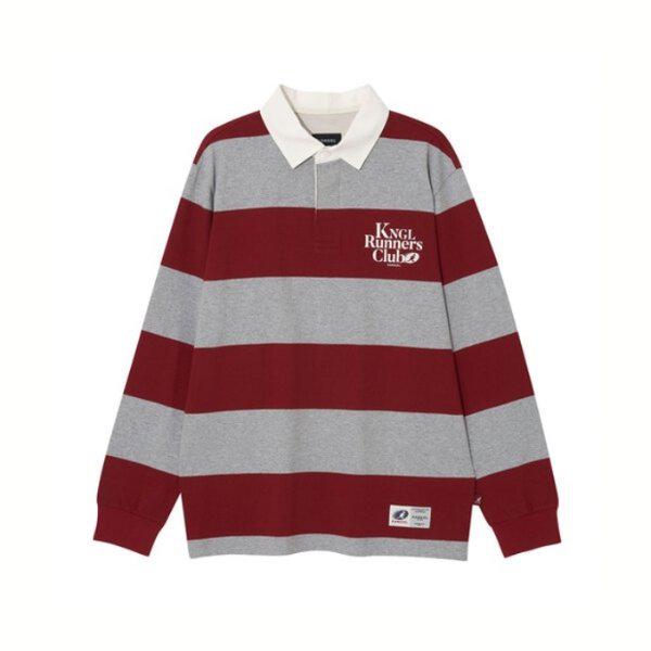 M 長袖Tシャツ CQK KREC-LT35350BX ロングスリーブラグビーTシャツ 3535 バーガンディ