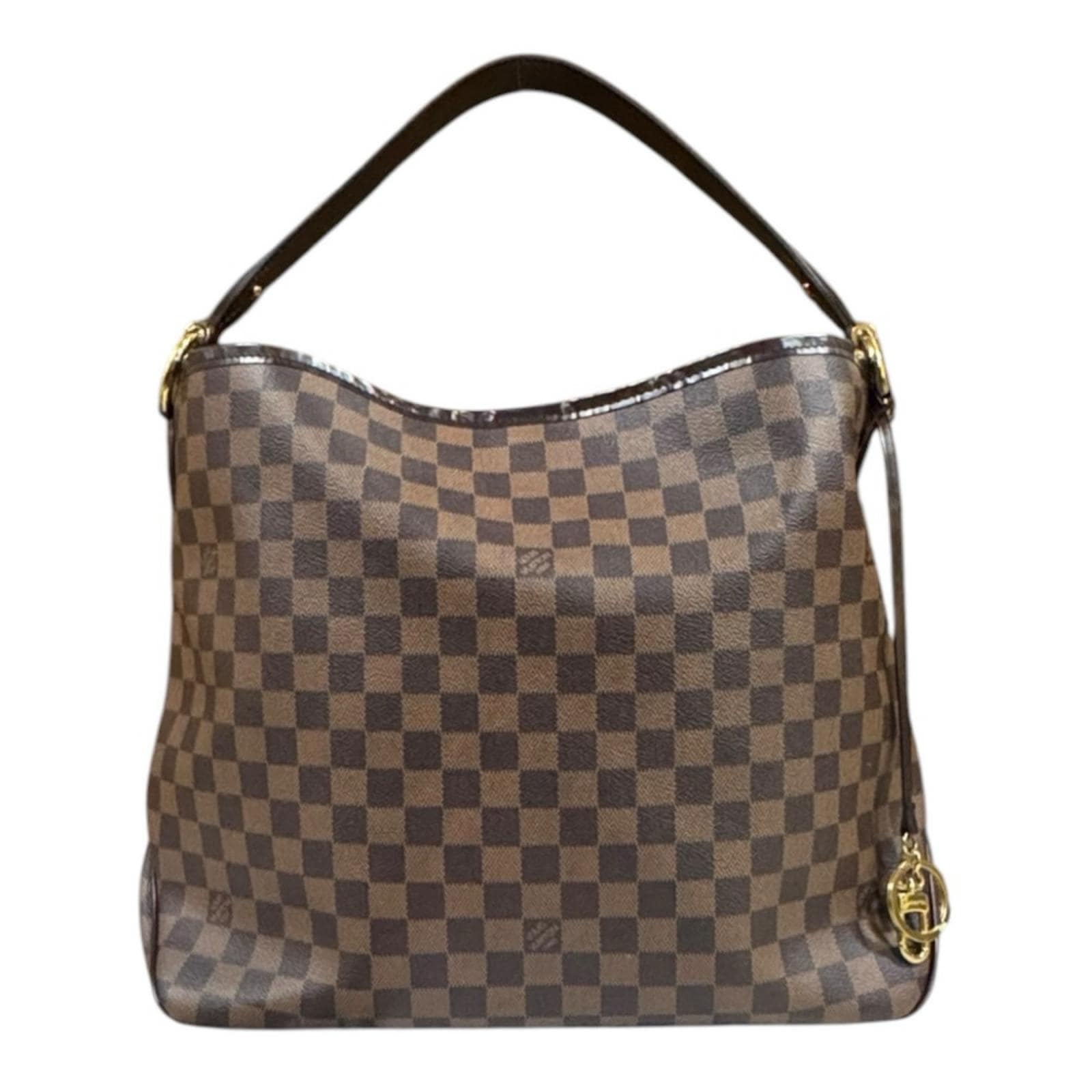 ルイヴィトン ディライトフルPM ダミエ ショルダーバッグ ダミエキャンバス N41459 ブラウン LOUIS VUITTON 中古