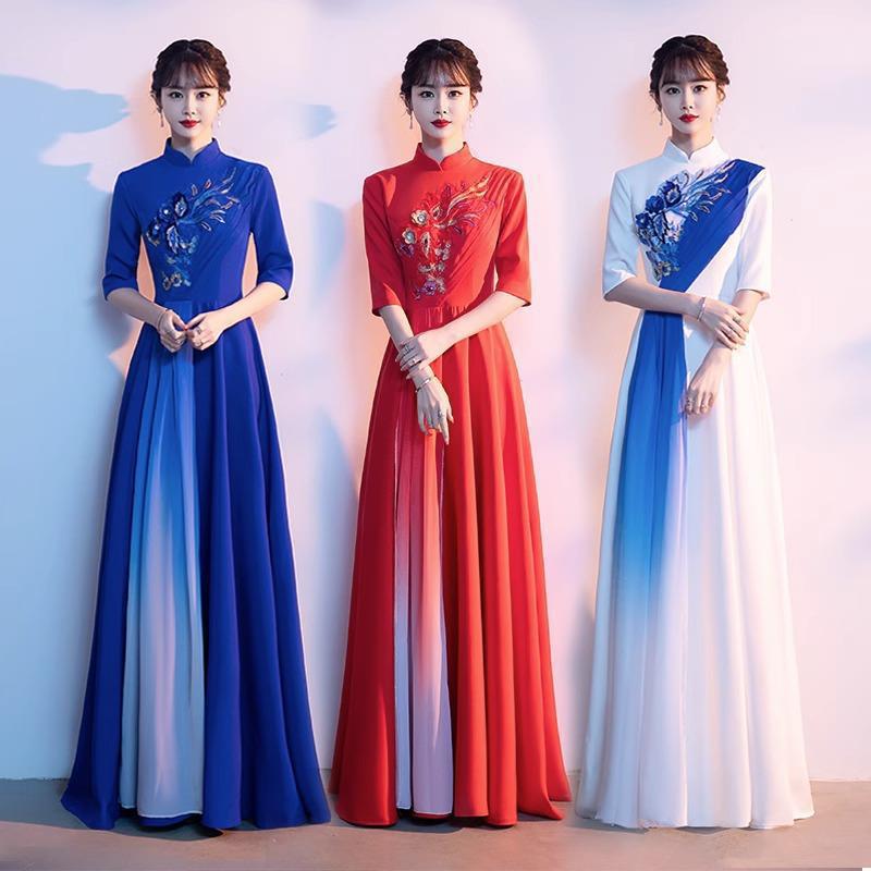 公演服女性ロングスカート大人の宴会2025舞台合唱団衣装司会者指揮服 5,896円