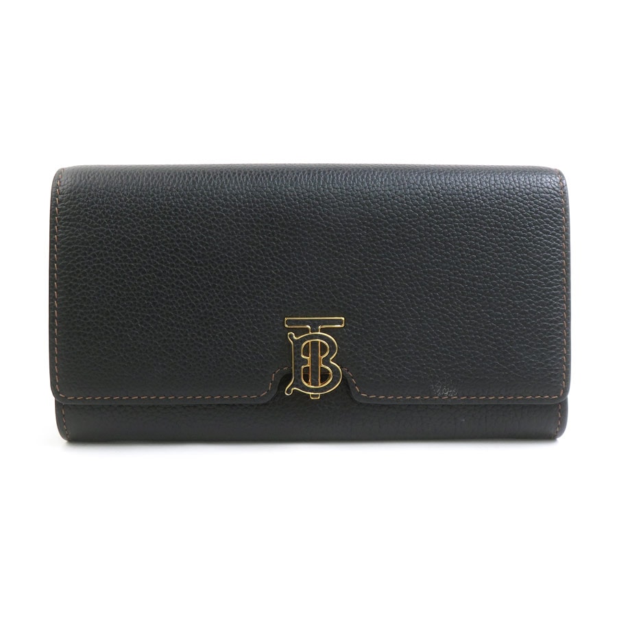 バーバリー BURBERRY 長財布 レザー ブラック ユニセックス r11128k