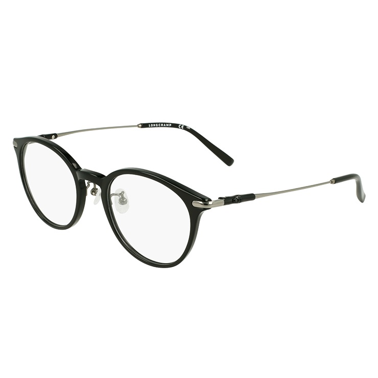 レディース メガネ lo2758lbj-001 48mm 眼鏡 軽量 ボストン 型 セル メタル コンビネーション フレーム FEMALE アジアンフィット モデル 黒縁 黒ぶち black