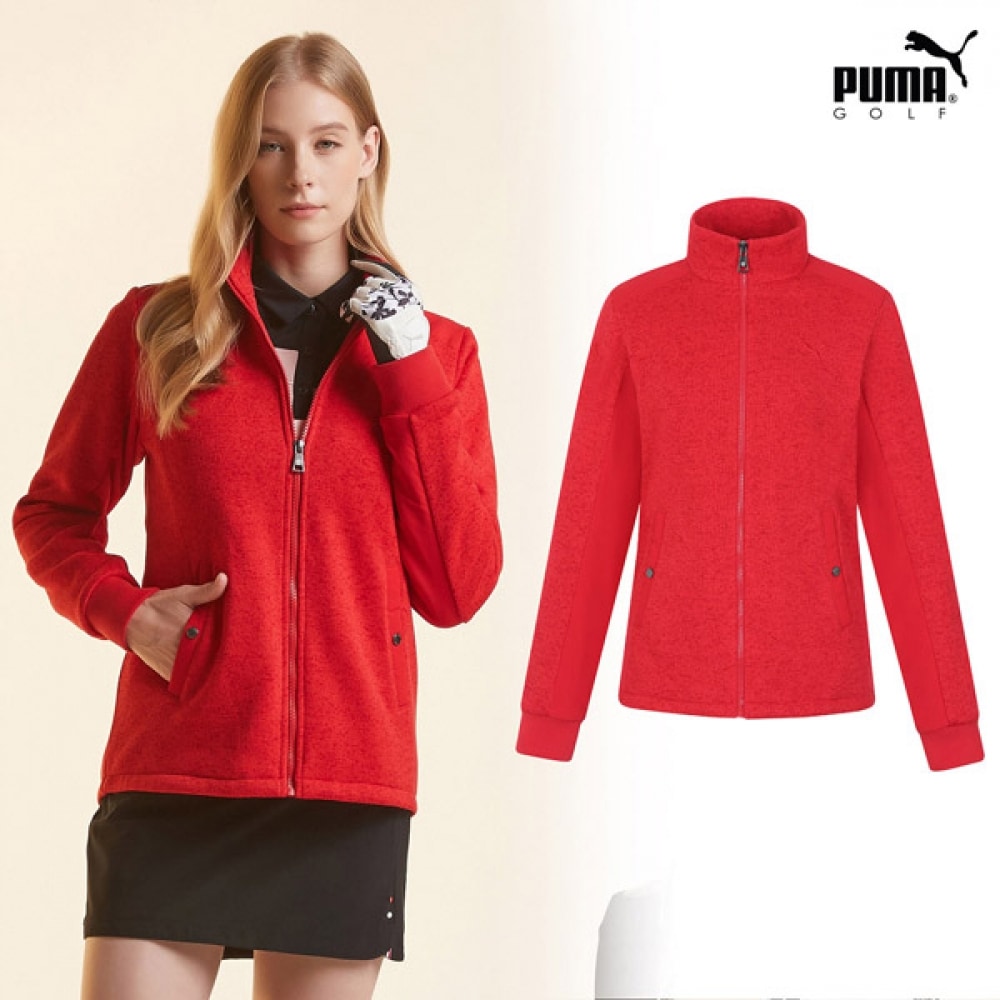 (プーマゴルフ) サカリバウィンドプルーフジャケットウィメンズレッド