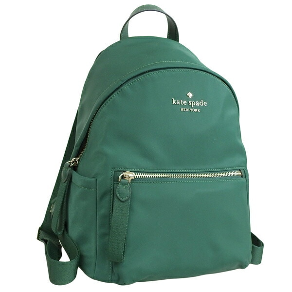 ケイトスペード バッグ レディース リュックサック アウトレット ナイロン グリーン chelsea medium backpack KC522-300 KATE SPADE