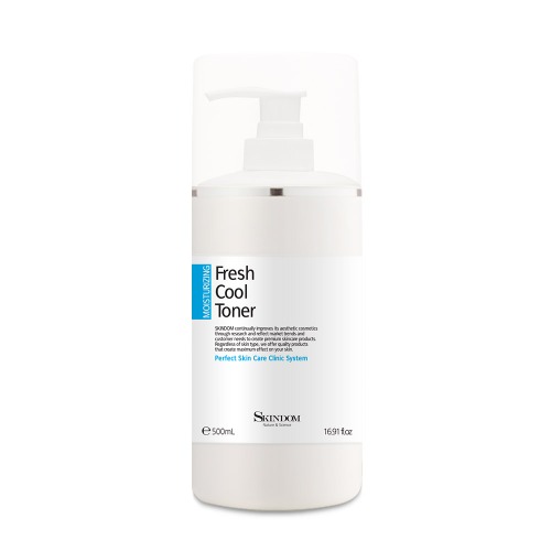[SKINDOM] [大容量/ 韓国ビューティーショップ/ 皮膚ショップ愛用] フレッシュクールトナー(500ml)- 保湿 +マスクパック追加贈呈
