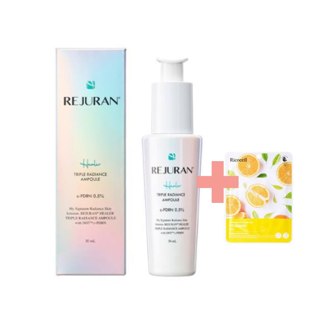 【公式/韓国正品】ヒーラー トリプル ラディアンス アンプル 30ml(マスクパック贈呈)