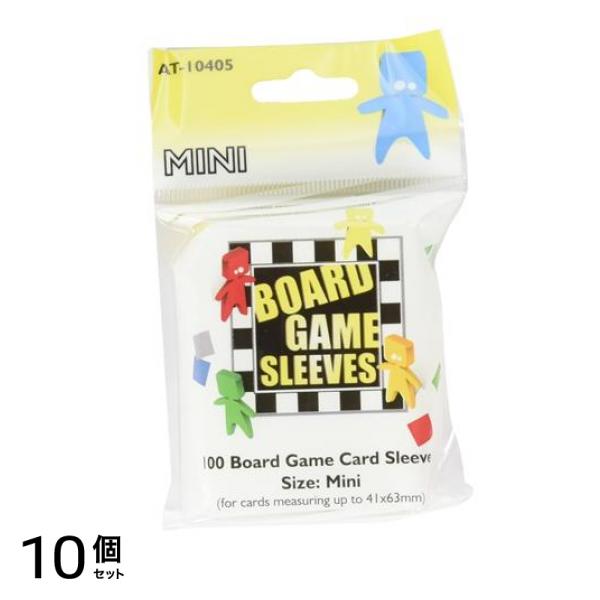 ボードゲームスリーブ ノングレア Mini (ミニ)41x63mm用 100枚入 10個セット