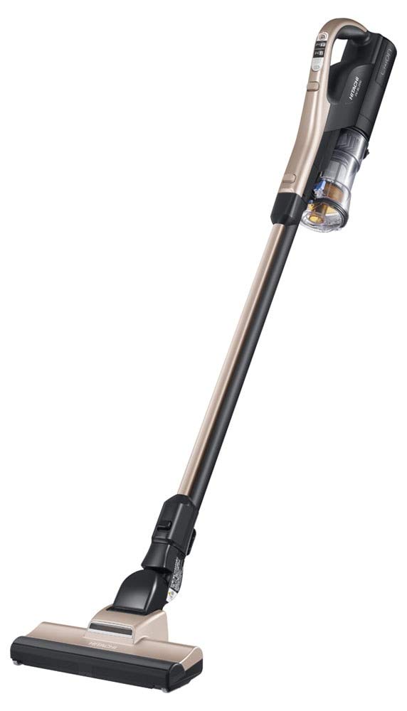 日立 掃除機 コードレス スティッククリーナー 本体日本製 軽量1.3kg 強力パワー 自走式 スティックスタンド付き PV-BL20G N シャンパンゴールド 8,390円