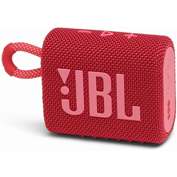 JBL GO 3 Bluetoothスピーカー ファッションデザイナー USB 正式的 C充電 レッド IP67防塵防水 ポータブル
