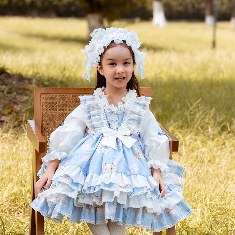 女児服秋冬ロリータロリータスカートロリプリンセススカート子供チュチュスカート