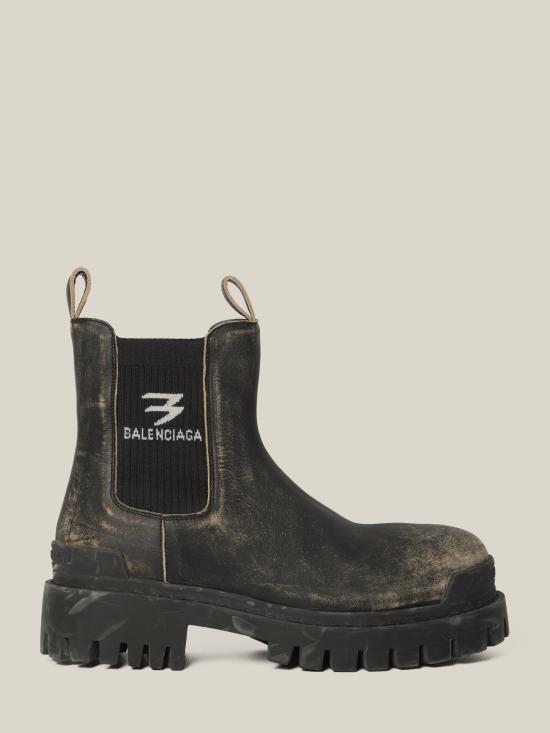BALENCIAGA Men Boots 854082 BLACK