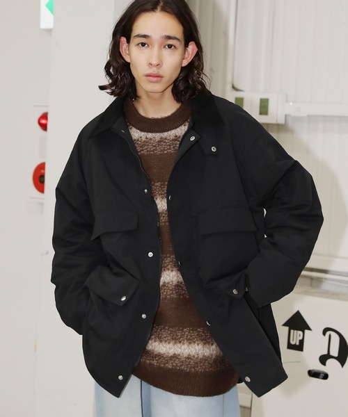 カバーオール 2wayミドルNCボア裏地付きハンティングジャケット メンズ レディース