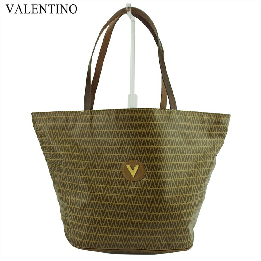 トートバッグ ショルダーバッグ レディース ブラウン 中古