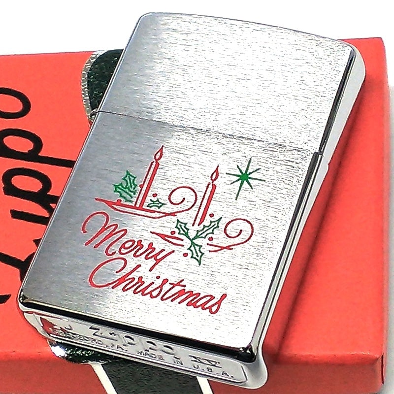 ZIPPO ライター クリスマス ジッポ 1999年製 1点物 レア シルバー キャンドル 絶版 おしゃれ ヴィンテージ Xmas 可愛い レディース ビンテージ 未使用品 珍しい かわいい メンズ