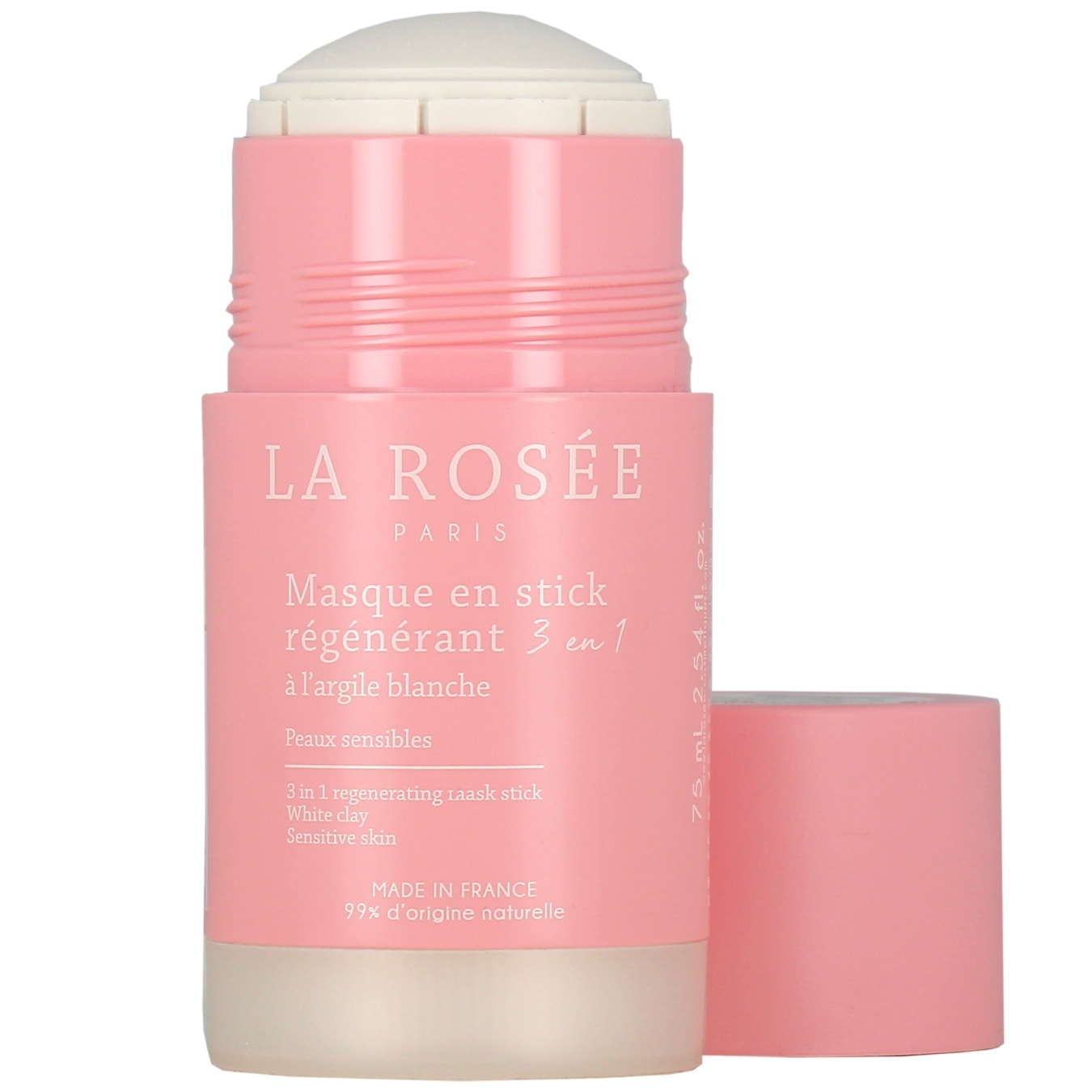 フランス La Rosee(ラ・ロゼ) ホワイトクレイ スティックマスク 75ml 無駄なく気軽に塗れる 洗い流すマスクパック Made in France 日本未入荷 6,384円