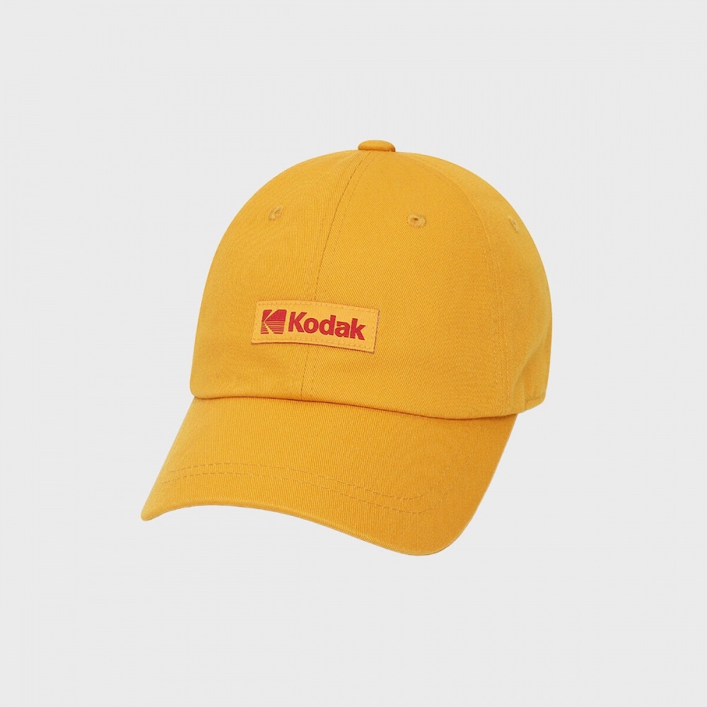 コダックアパレルシグネチャーフィットカラープラスボールキャップイエロー